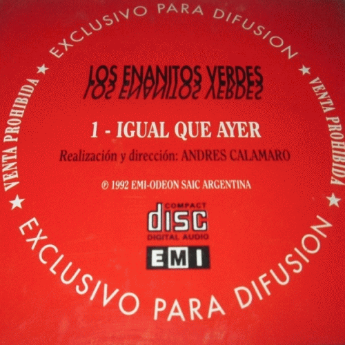 Enanitos Verdes : Igual Que Ayer (Single)